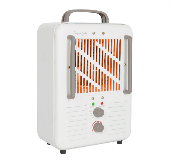 Milkhouse and radiator heater. Click here for portable electric heaters